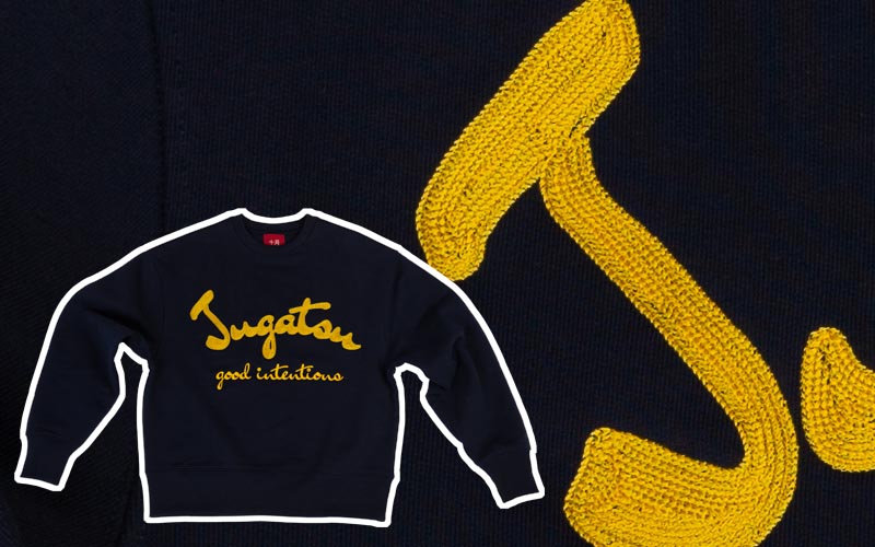 Yellow Jugatsu embroidery